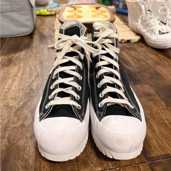 Black and White Chunky Converse Mens Size 10 Style # A00870C Excellent Condition - Picture 9 of 11